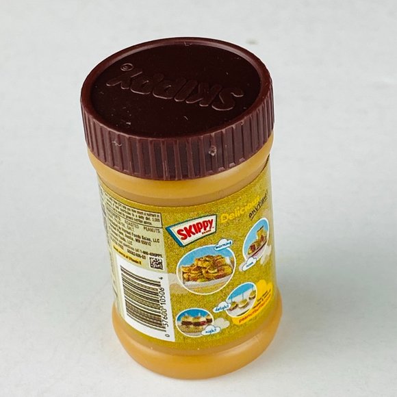 Mini Size Skippy Natural Creamy Peanut Butter Kids Toy Miniature Collectible - Picture 3 of 5